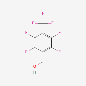 molecular formula C8H3F7O B3155264 2,3,5,6-Tetrafluoro-4-(trifluoromethyl)benzyl alcohol CAS No. 79674-46-7