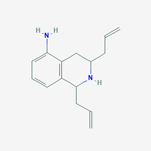 molecular formula C15H20N2 B3155409 1,3-Bis(prop-2-enyl)-1,2,3,4-tetrahydroisoquinolin-5-amine CAS No. 799251-76-6