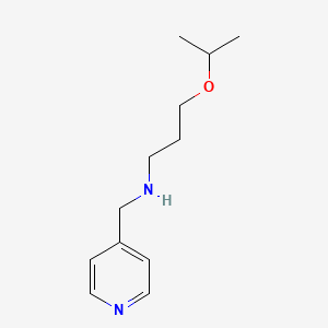 molecular formula C12H20N2O B3155414 （3-异丙氧基-丙基）-吡啶-4-基甲基-胺 CAS No. 799260-48-3