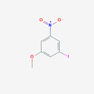 molecular formula C7H6INO3 B3155437 1-Iodo-3-methoxy-5-nitrobenzene CAS No. 79990-25-3