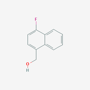 molecular formula C11H9FO B3155438 (4-Fluoronaphthalen-1-yl)methanol CAS No. 79996-88-6