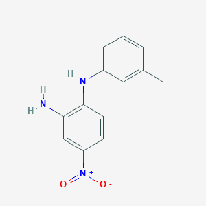 molecular formula C13H13N3O2 B3155465 N~1~-(3-甲基苯基)-4-硝基苯-1,2-二胺 CAS No. 80104-77-4