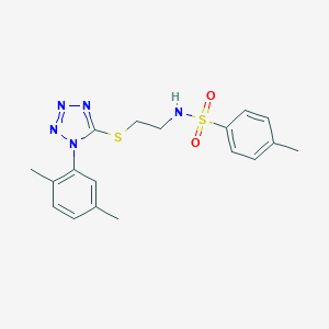 N-(2-{[1-(2,5-dimethylphenyl)-1H-tetrazol-5-yl]thio}ethyl)-4-methylbenzenesulfonamide