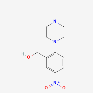 [2-(4-Methylpiperazino)-5-nitrophenyl]methanol