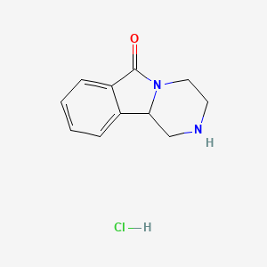 1,2,3,4-Tetrahydropyrazino[2,1-a]isoindol-6(10bh)-one hydrochloride