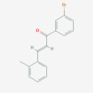 (2E)-1-(3-Bromophenyl)-3-(2-methylphenyl)prop-2-en-1-one
