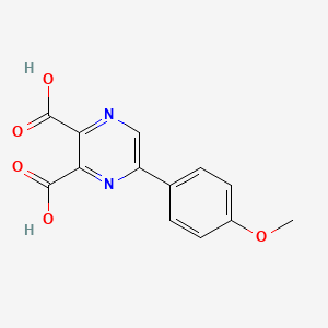 5-(4-Methoxyphenyl)pyrazine-2,3-dicarboxylic acid