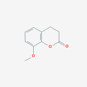 molecular formula C10H10O3 B3155600 8-Methoxychroman-2-one CAS No. 80515-75-9
