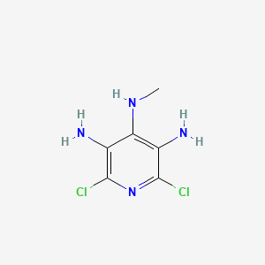 molecular formula C6H8Cl2N4 B3155605 2,6-Dichloro-N4-methylpyridine-3,4,5-triamine CAS No. 805316-71-6