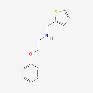 molecular formula C13H15NOS B3155628 2-Phenoxy-N-(2-thienylmethyl)-1-ethanamine CAS No. 805960-91-2