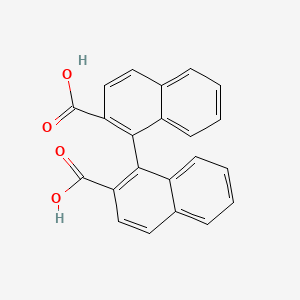 molecular formula C22H14O4 B3155648 1,1'-Binaphthalene-2,2'-dicarboxylic acid CAS No. 80703-23-7