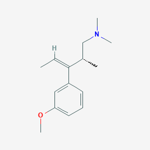 molecular formula C15H23NO B3155721 (R)-3-(3-methoxyphenyl)-N,N,2-trimethylpent-3-en-1-amine CAS No. 809282-30-2