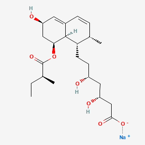 molecular formula C23H35NaO7 B3155789 6-epi-Pravastatin sodium CAS No. 81176-41-2