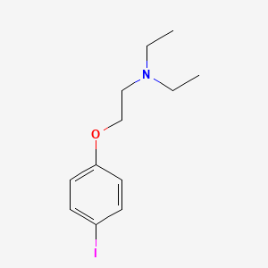 molecular formula C12H18INO B3155804 4-(2-(Diethylamino)ethoxy)iodobenzene CAS No. 81233-91-2