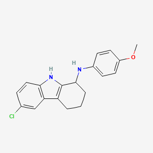 6-chloro-N-(4-methoxyphenyl)-2,3,4,9-tetrahydro-1H-carbazol-1-amine