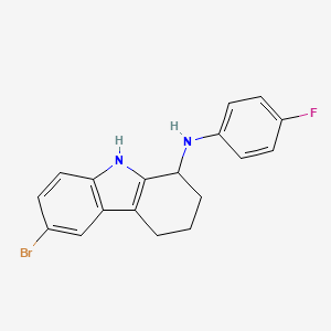 6-bromo-N-(4-fluorophenyl)-2,3,4,9-tetrahydro-1H-carbazol-1-amine