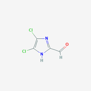 molecular formula C4H2Cl2N2O B3155872 4,5-dichloro-1H-imidazole-2-carbaldehyde CAS No. 81293-97-2