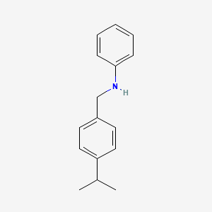 molecular formula C16H19N B3155879 N-(4-Isopropylbenzyl)aniline CAS No. 81308-22-7