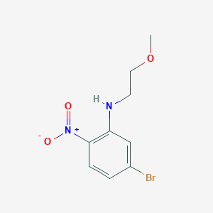 5-Bromo-N-(2-methoxyethyl)-2-nitroaniline