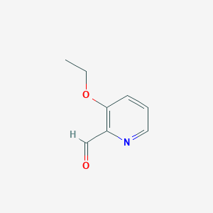 molecular formula C8H9NO2 B3155924 3-乙氧基吡啶甲醛 CAS No. 81376-84-3