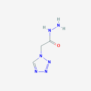 molecular formula C3H6N6O B3155952 2-(1H-tetrazol-1-yl)acetohydrazide CAS No. 81548-04-1