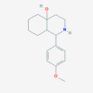 molecular formula C16H23NO2 B3155967 1-(4-Methoxy-phenyl)-octahydro-isoquinolin-4a-ol CAS No. 81562-91-6