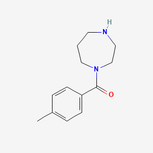 molecular formula C13H18N2O B3155988 1,4-Diazepan-1-yl(4-methylphenyl)methanone CAS No. 815650-96-5