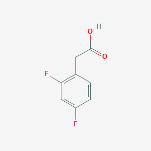 molecular formula C8H6F2O2 B031560 2,4-二氟苯乙酸 CAS No. 81228-09-3