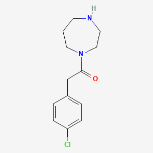 2-(4-Chlorophenyl)-1-(1,4-diazepan-1-yl)ethan-1-one