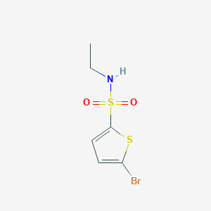 molecular formula C6H8BrNO2S2 B3156024 5-bromo-N-ethylthiophene-2-sulfonamide CAS No. 81597-53-7