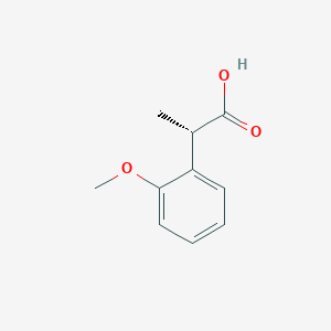 molecular formula C10H12O3 B3156033 (S)-2-(2-Methoxyphenyl)propanoic acid CAS No. 81616-80-0