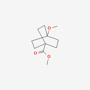 molecular formula C11H18O3 B3156053 Methyl 4-methoxybicyclo[2.2.2]octane-1-carboxylate CAS No. 81687-90-3