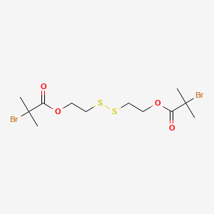 molecular formula C12H20Br2O4S2 B3156083 Bis[2-(2 inverted exclamation marka-bromoisobutyryloxy)ethyl]disulfide CAS No. 817637-79-9