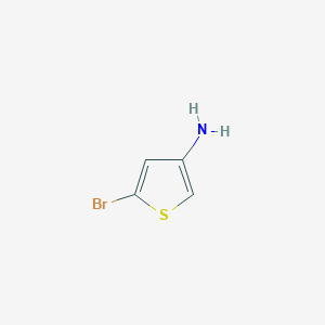 molecular formula C4H4BrNS B3156118 5-溴噻吩-3-胺 CAS No. 81974-99-4