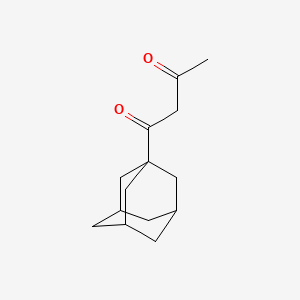 molecular formula C14H20O2 B3156160 1-(1-金刚烷基)丁烷-1,3-二酮 CAS No. 82094-52-8