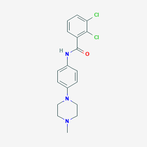molecular formula C18H19Cl2N3O B315620 2,3-dichloro-N-[4-(4-methylpiperazin-1-yl)phenyl]benzamide 