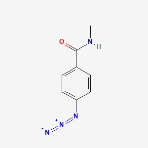 molecular formula C8H8N4O B3156206 4-Azido-N-methyl-benzamide CAS No. 82259-62-9