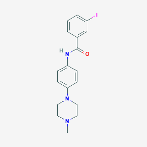 molecular formula C18H20IN3O B315621 3-iodo-N-[4-(4-methylpiperazin-1-yl)phenyl]benzamide 