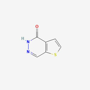 molecular formula C6H4N2OS B3156248 Thieno[2,3-d]pyridazin-4(5H)-one CAS No. 824-23-7