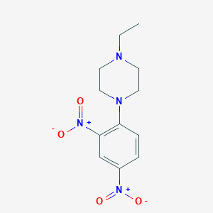 molecular formula C12H16N4O4 B3156260 1-(2,4-二硝基苯基)-4-乙基哌嗪 CAS No. 82448-40-6