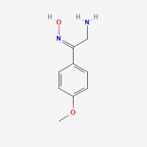 2-Amino-1-(4-methoxy-phenyl)-ethanone oxime