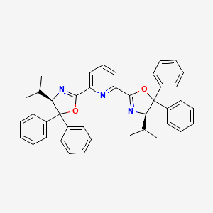 molecular formula C41H39N3O2 B3156406 2,6-双[(4R)-4,5-二氢-4-(1-甲基乙基)-5,5-二苯基-2-恶唑基]吡啶 CAS No. 828918-24-7