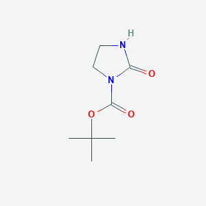 molecular formula C8H14N2O3 B3156422 Tert-butyl 2-oxoimidazolidine-1-carboxylate CAS No. 82933-19-5