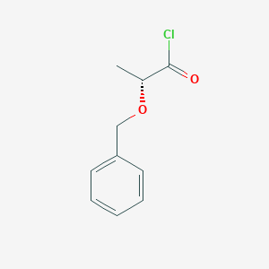 molecular formula C10H11ClO2 B3156439 (R)-(+)-2-Benzyloxypropionyl chloride CAS No. 82977-93-3