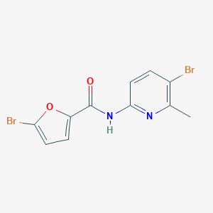 5-bromo-N-(5-bromo-6-methyl-2-pyridinyl)-2-furamide