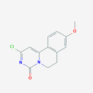 2-chloro-9-methoxy-6,7-dihydro-4H-pyrimido[6,1-a]isoquinolin-4-one