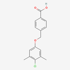 4-[(4-Chloro-3,5-dimethylphenoxy)methyl]benzoic acid
