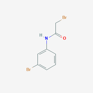 molecular formula C8H7Br2NO B3156632 2-溴-N-(3-溴苯基)乙酰胺 CAS No. 83276-95-3