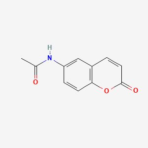 molecular formula C11H9NO3 B3156652 6-乙酰氨基香豆素 CAS No. 833-68-1