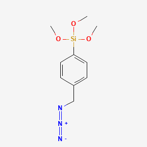 molecular formula C10H15N3O3Si B3156669 p-Azidomethylphenyltrimethoxysilane CAS No. 83315-74-6